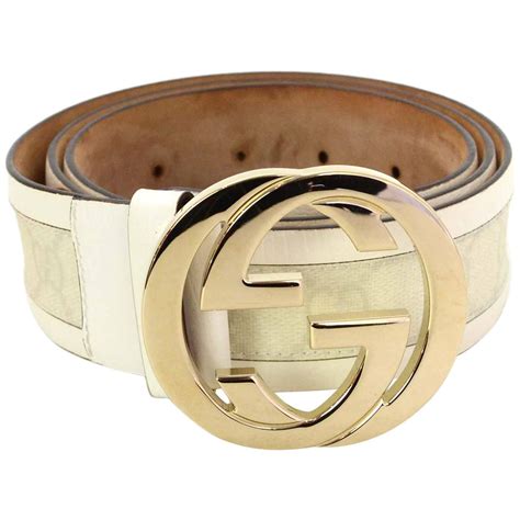 gucci canvas belt